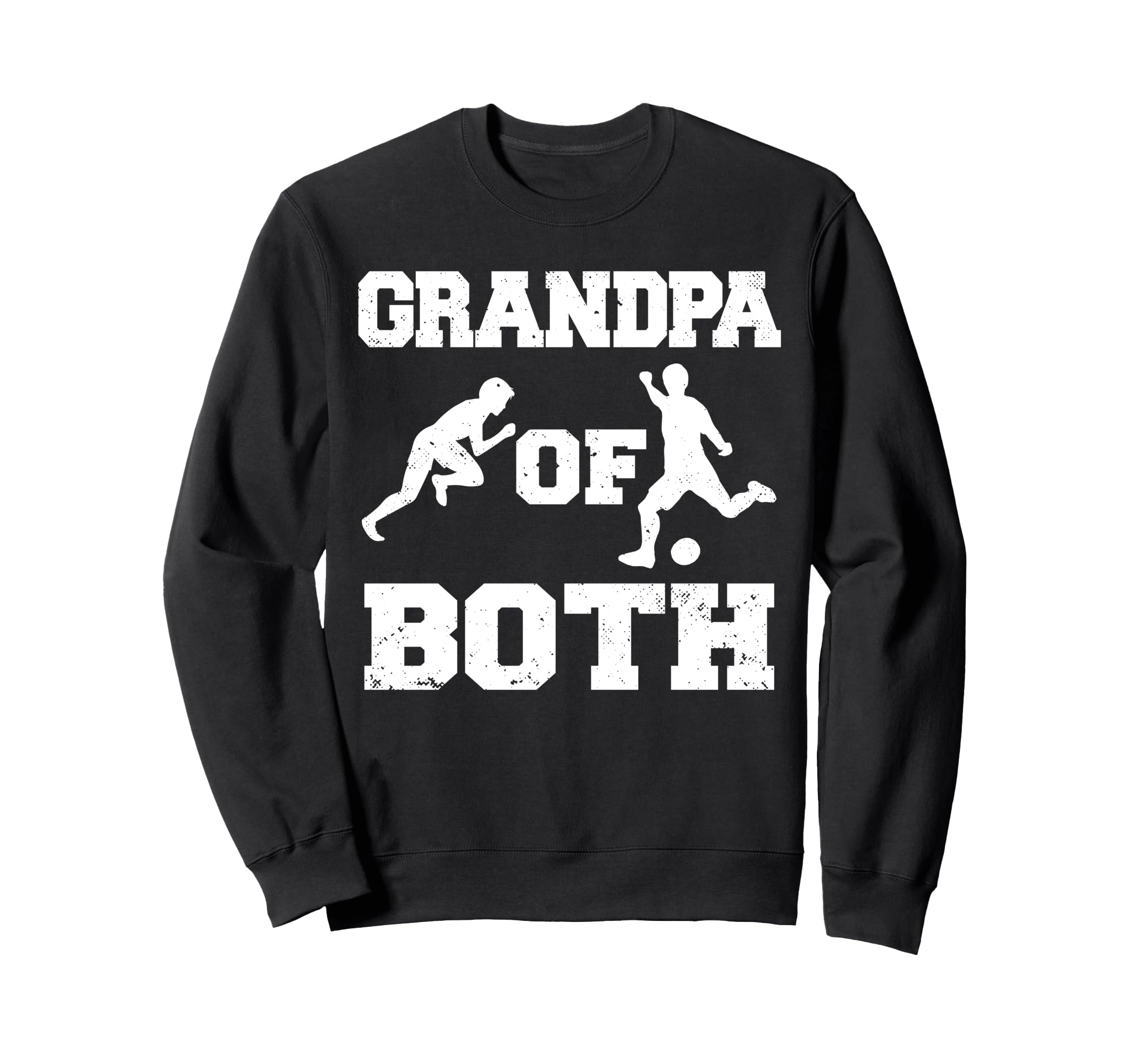 Grandpa Both Funny Soccer And Track Sweatshirt - Trendy Graphic Men Women - T-Shirt, Sweatshirt, Hoodie