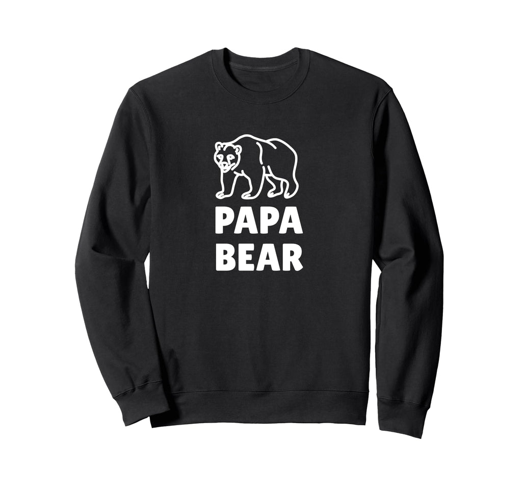 Papa Bear Fathers Day Sweatshirt - Graphic Print for Adults - T-Shirt, Sweatshirt, Hoodie