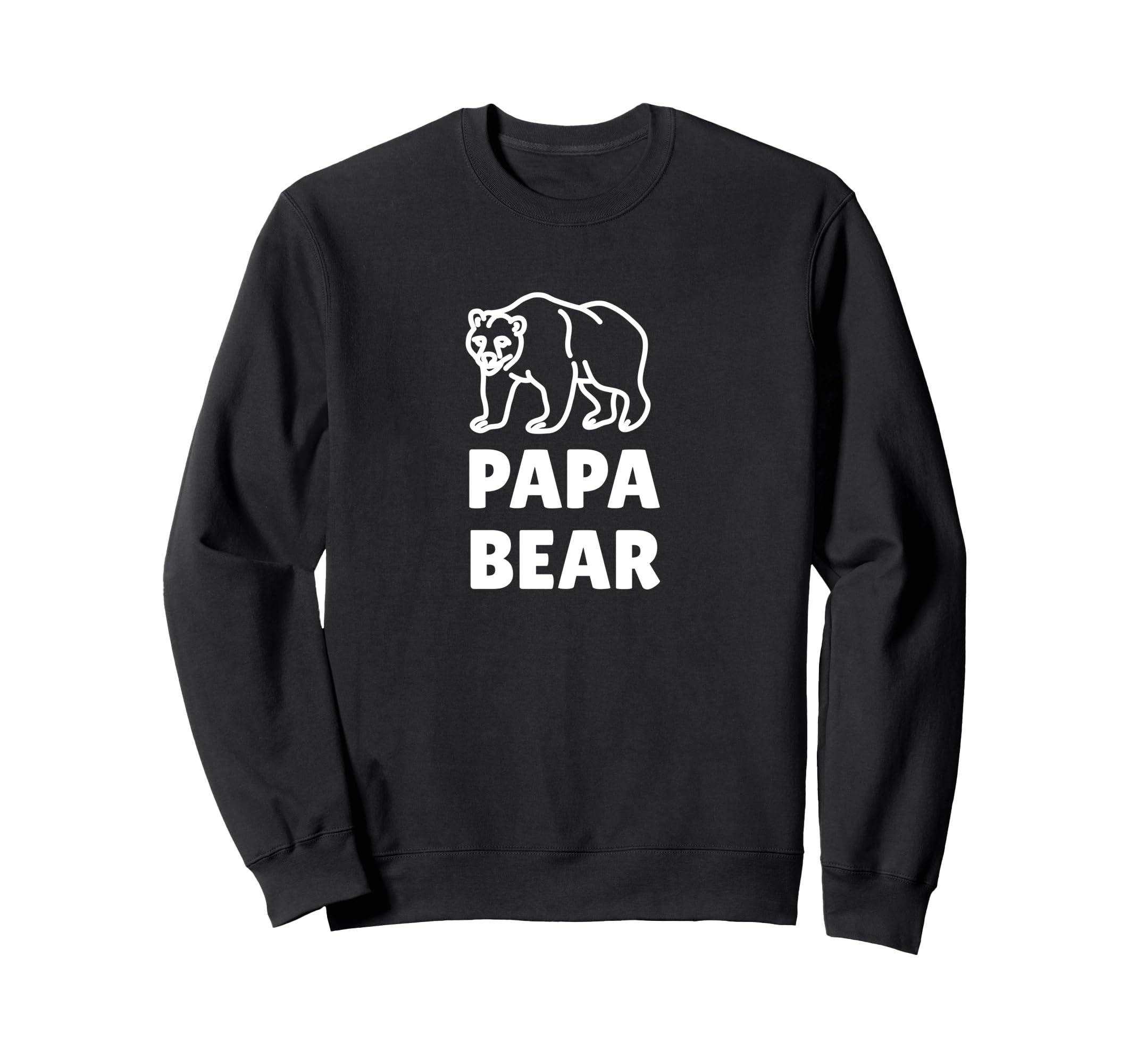 Papa Bear Fathers Day Sweatshirt - Graphic Print for Adults - T-Shirt, Sweatshirt, Hoodie