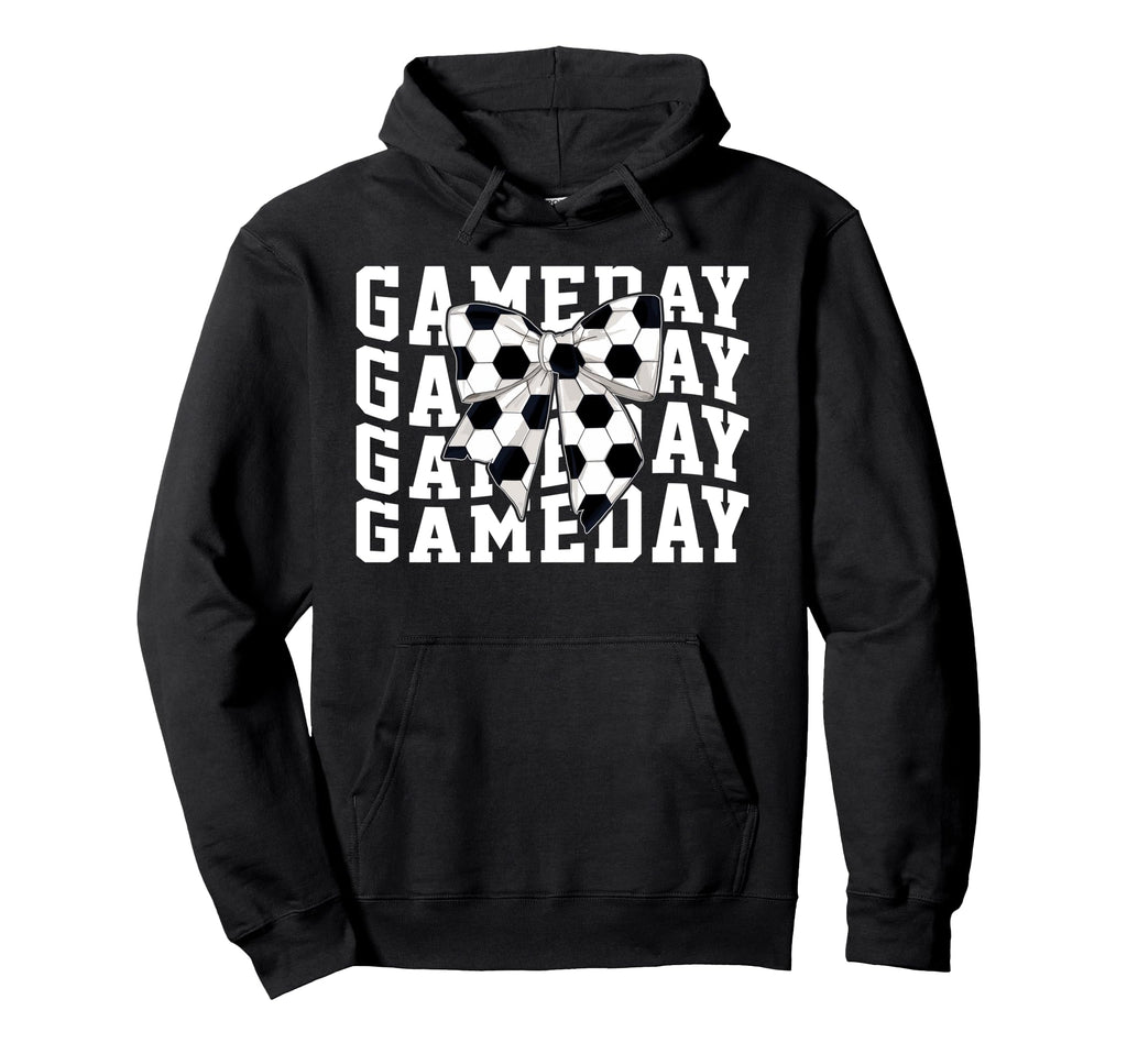 Game Day Soccer Lover Trendy Coquette Hoodie - Streetwear Style for Adults - T-Shirt, Sweatshirt, Hoodie
