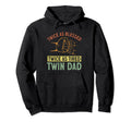 Twice As Blessed Twice As Tired Twin Dad Hoodie - Custom Art Print Unisex - T-Shirt, Sweatshirt, Hoodie