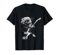 Rock Cat Playing Guitar Funny T-Shirt - Fun Novelty Design Men Women - T-Shirt, Sweatshirt, Hoodie