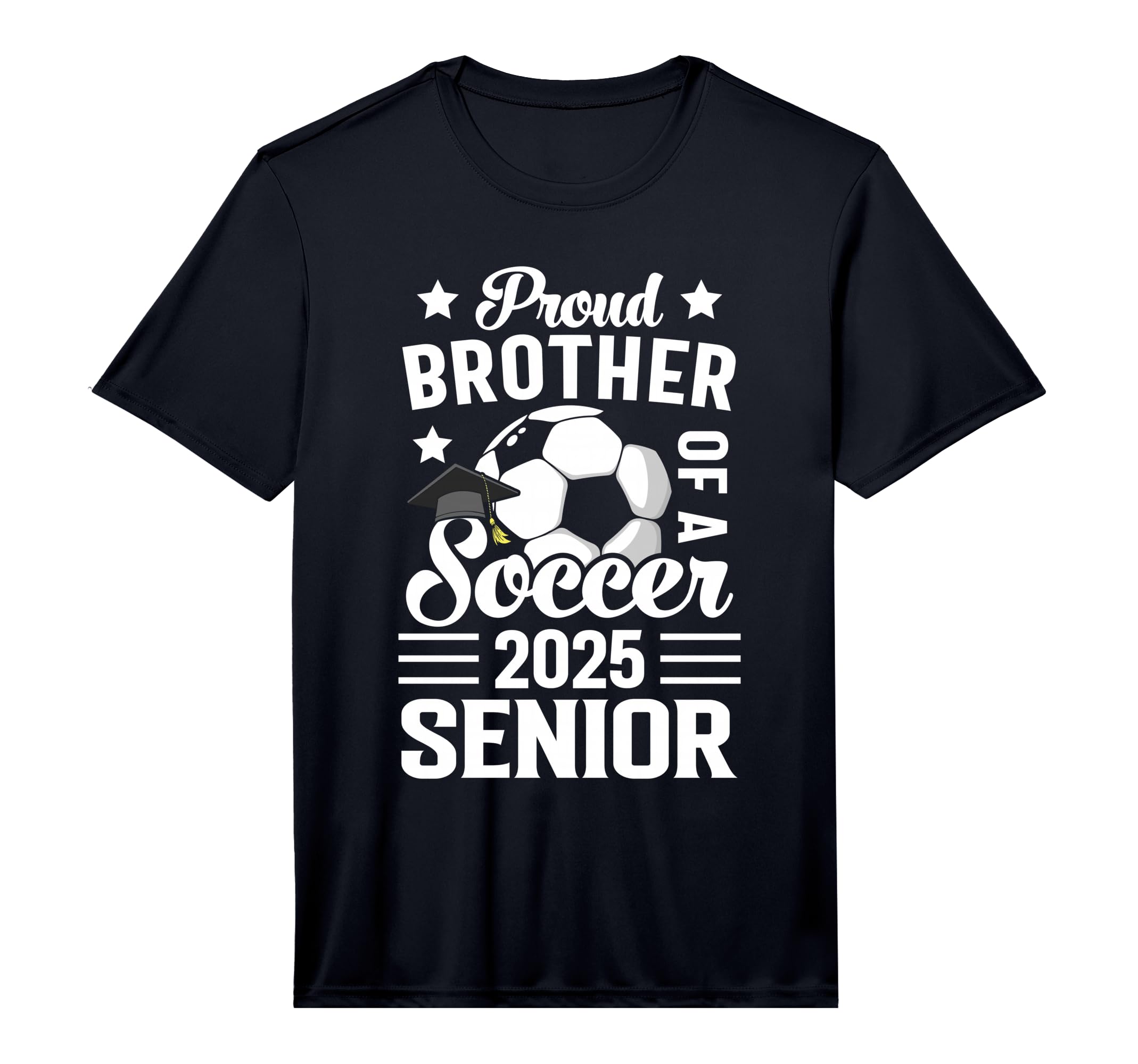 Proud Brother Soccer Senior Class T-Shirt - Minimalist Print for Adults - T-Shirt, Sweatshirt, Hoodie