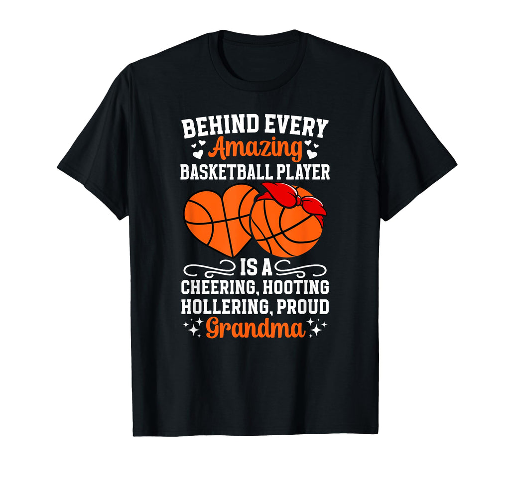 Proud Basketball Grandma Basketball T-Shirt - Aesthetic Graphic for Adults - T-Shirt, Sweatshirt, Hoodie