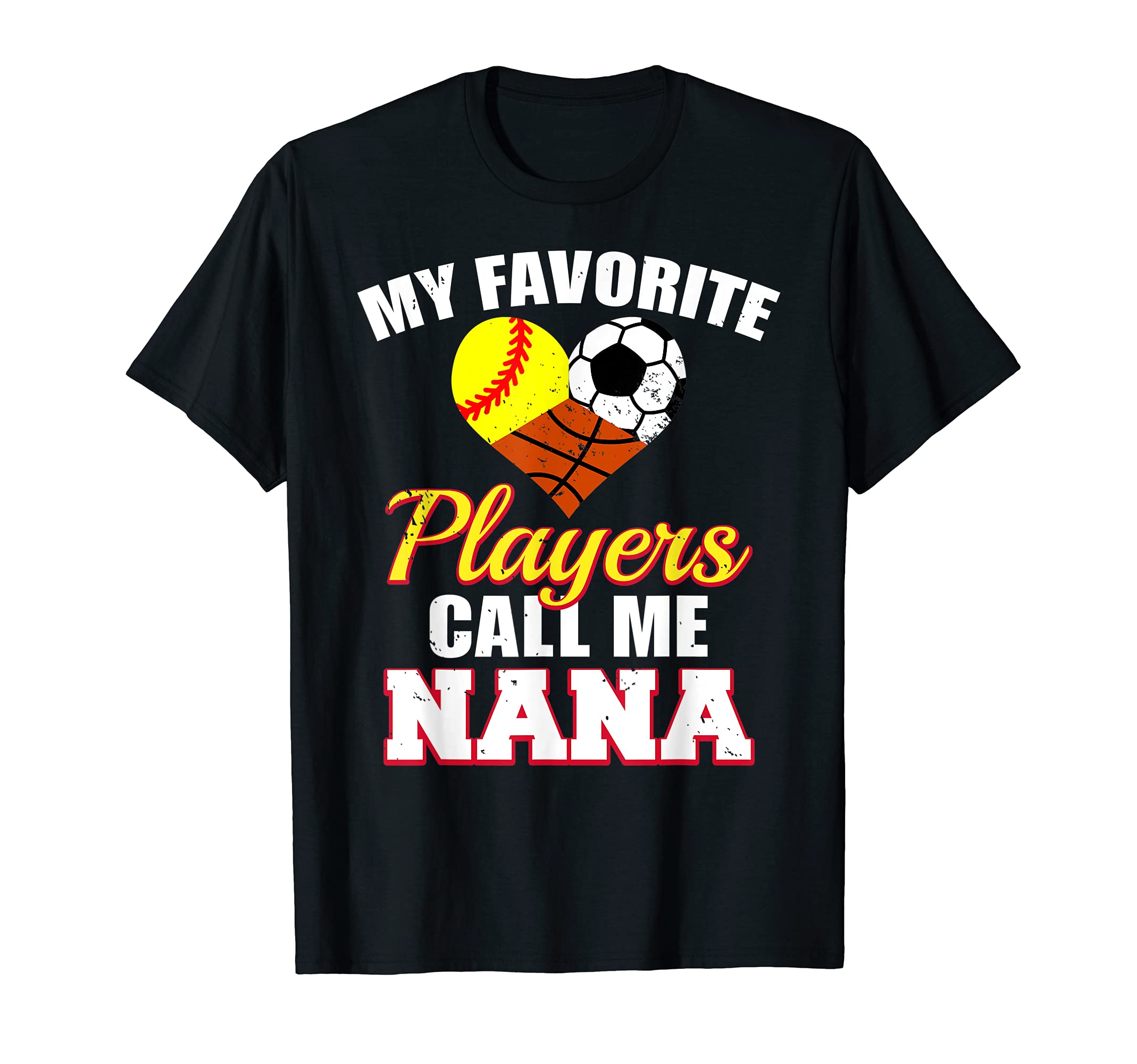 My Favorite Players Softball Soccer T-Shirt - Fun Novelty Design Men Women - T-Shirt, Sweatshirt, Hoodie