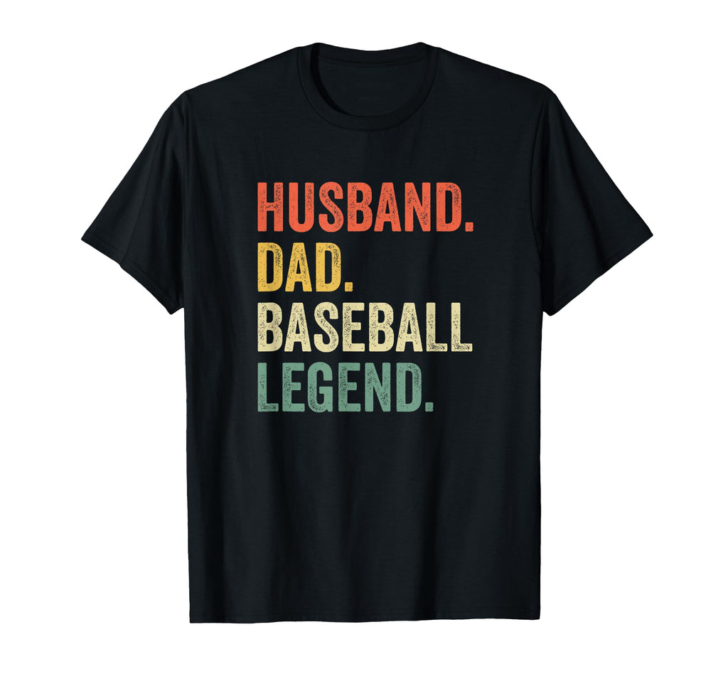 Baseball Player Husband Dad T-Shirt - Casual Everyday Wear for Adults - T-Shirt, Sweatshirt, Hoodie