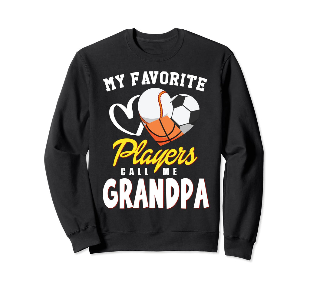My Favorite Players Baseball Soccer Sweatshirt - Graphic Print Men Women - T-Shirt, Sweatshirt, Hoodie