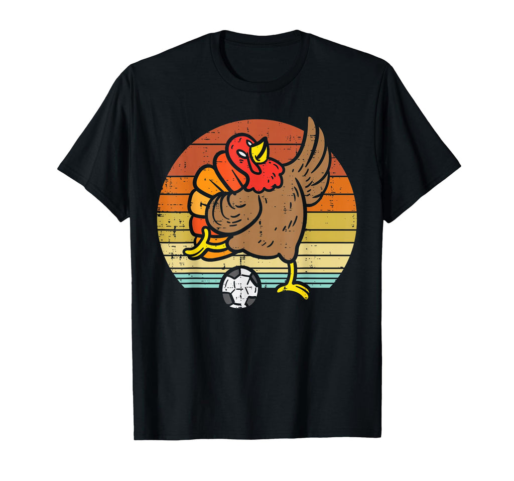 Turkey Soccer Kick Thanksgiving T-Shirt - Streetwear Style Men Women - T-Shirt, Sweatshirt, Hoodie