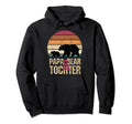 Dad Bear And Daughter Hiking Camping Hoodie - Custom Art Print for Adults - T-Shirt, Sweatshirt, Hoodie