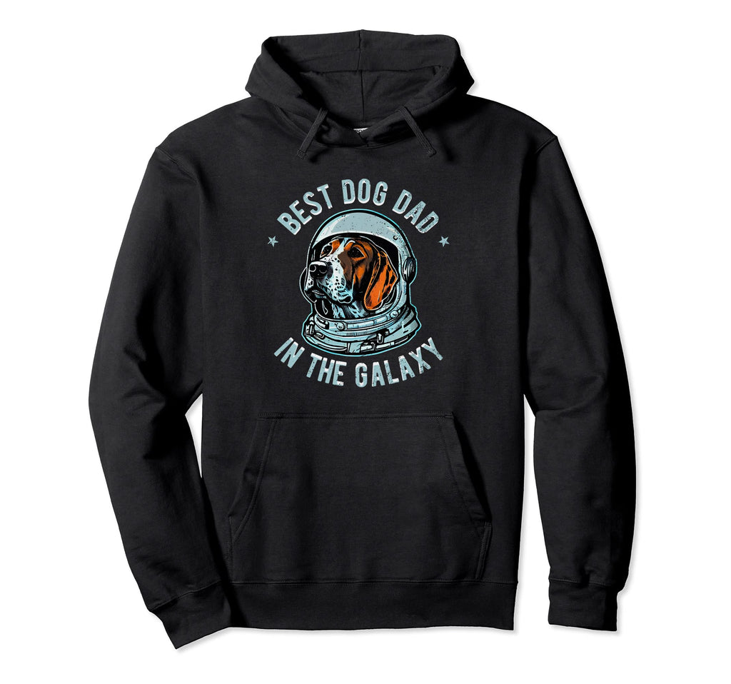 Best Pointer Dog Dad Galaxy Hoodie - Unique Graphic Men Women - T-Shirt, Sweatshirt, Hoodie