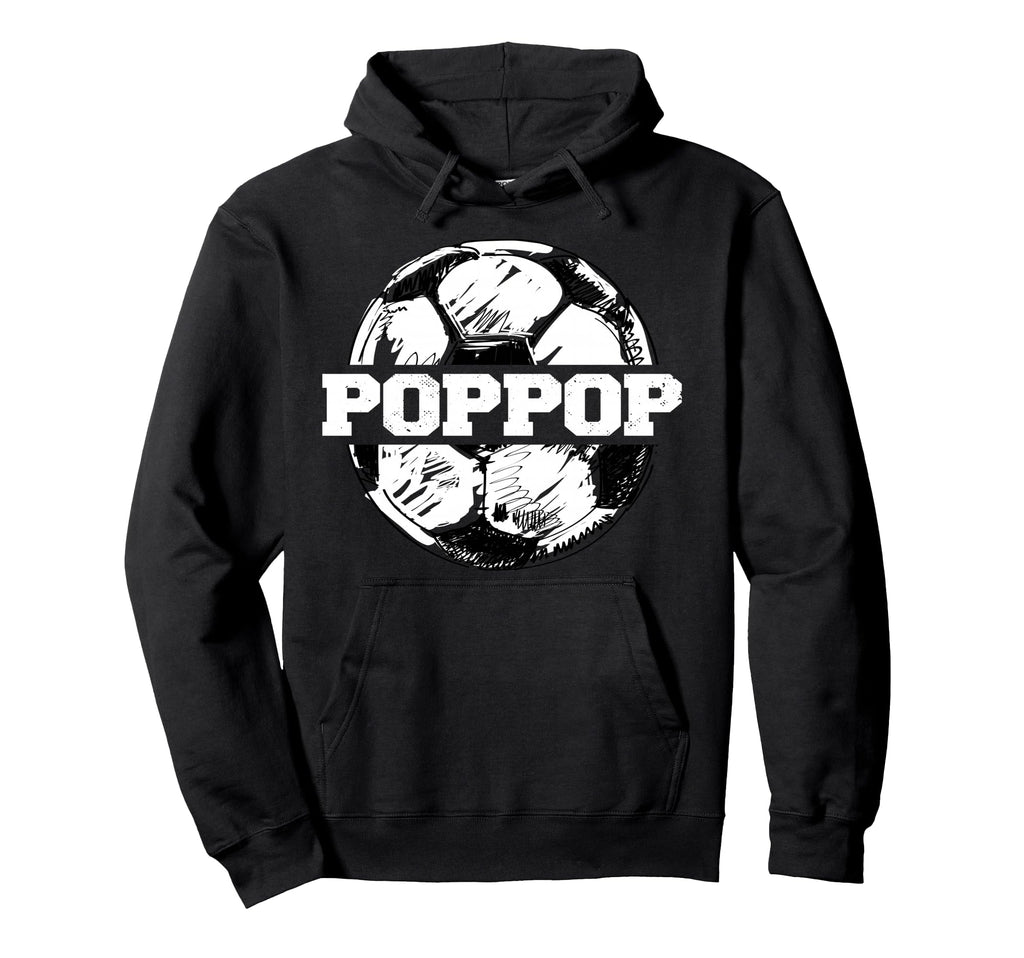 Soccer Poppop Sketch Split Soccer Ball Hoodie - Minimalist Print Unisex - T-Shirt, Sweatshirt, Hoodie