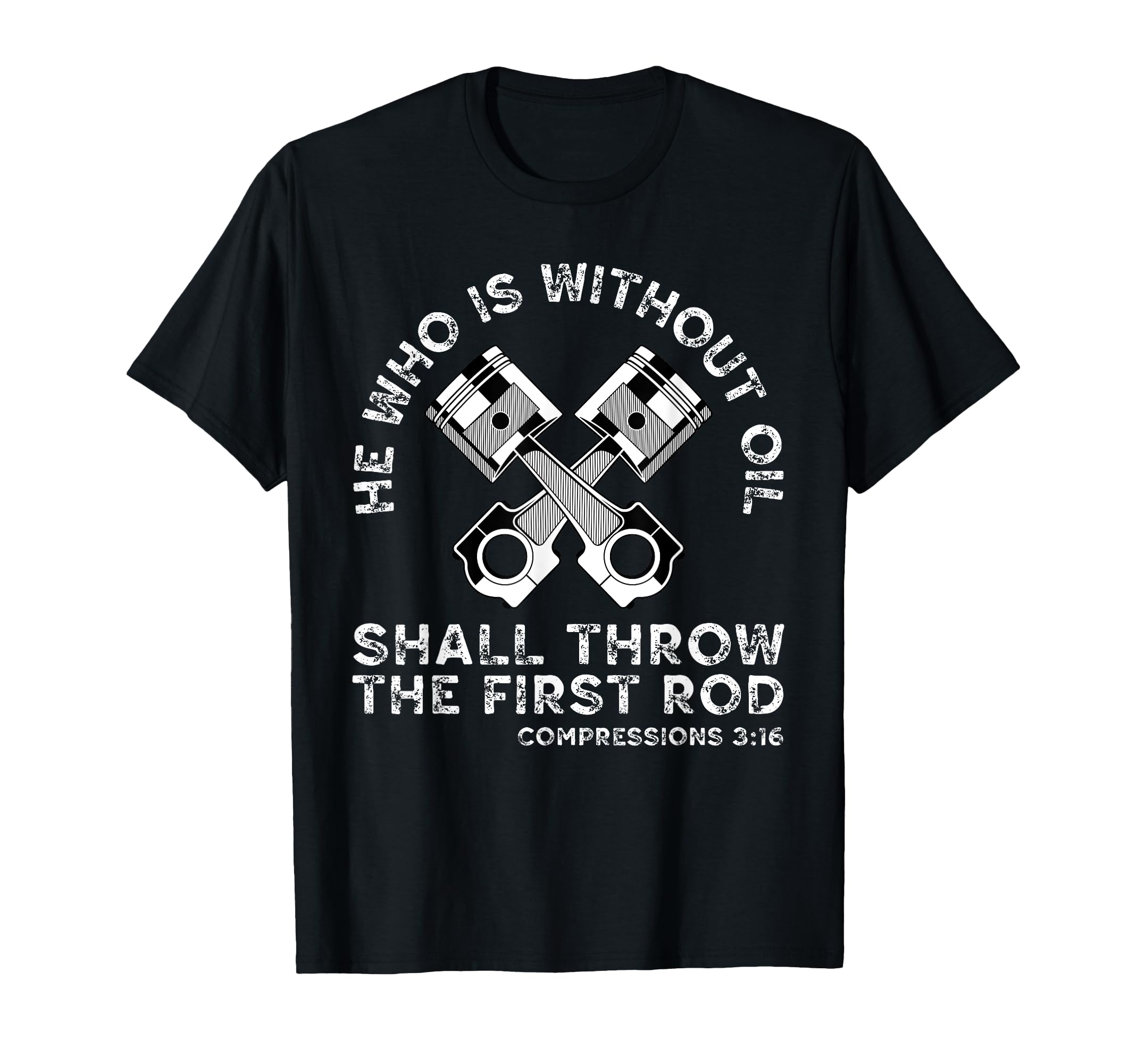He Who Is Without Oil Shall Throw First T-Shirt - Streetwear Style Unisex - T-Shirt, Sweatshirt, Hoodie