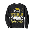 Proud Sister Law 2026 Class Med Sweatshirt - Minimalist Print for Adults - T-Shirt, Sweatshirt, Hoodie