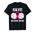 Baseball Breast Cancer Awareness T-Shirt - Fun Novelty Design Men Women - T-Shirt, Sweatshirt, Hoodie