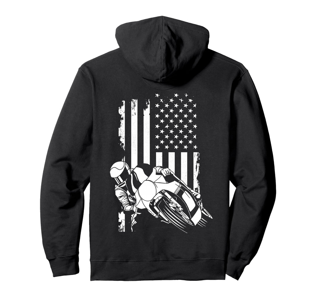 Motorcycle Motorcycle Hoodie - Custom Art Print for Adults - T-Shirt, Sweatshirt, Hoodie