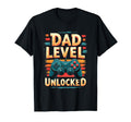 Dad Level Unlocked Funny Gamer Dad T-Shirt - Minimalist Print Men Women - T-Shirt, Sweatshirt, Hoodie