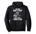 Trucker Road Lorry Big Rig Trucking Hoodie - Fun Novelty Design for Adults - T-Shirt, Sweatshirt, Hoodie