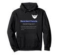 Bearded Uncle Beard Carrier Hipster Hoodie - Fun Novelty Design Men Women - T-Shirt, Sweatshirt, Hoodie