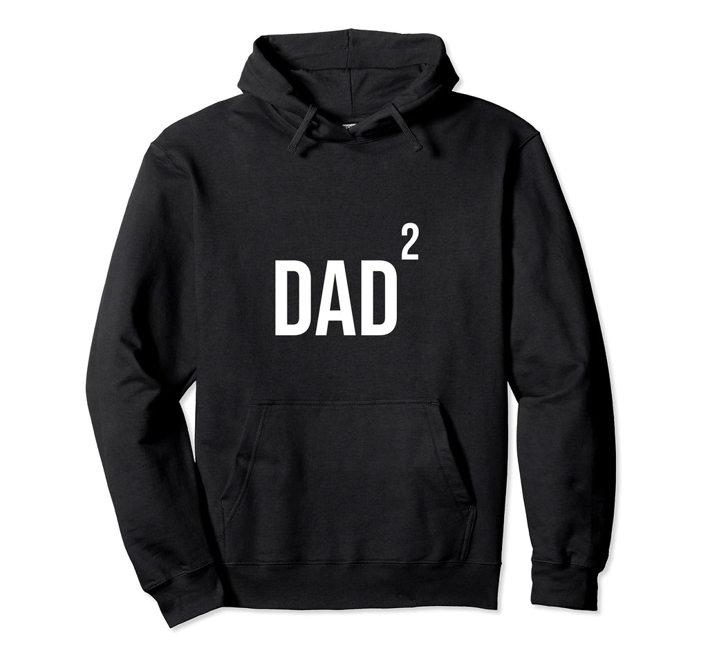 Dad Squared Twin Dad Tired Dad Twins Hoodie - Novelty Apparel for Adults - T-Shirt, Sweatshirt, Hoodie