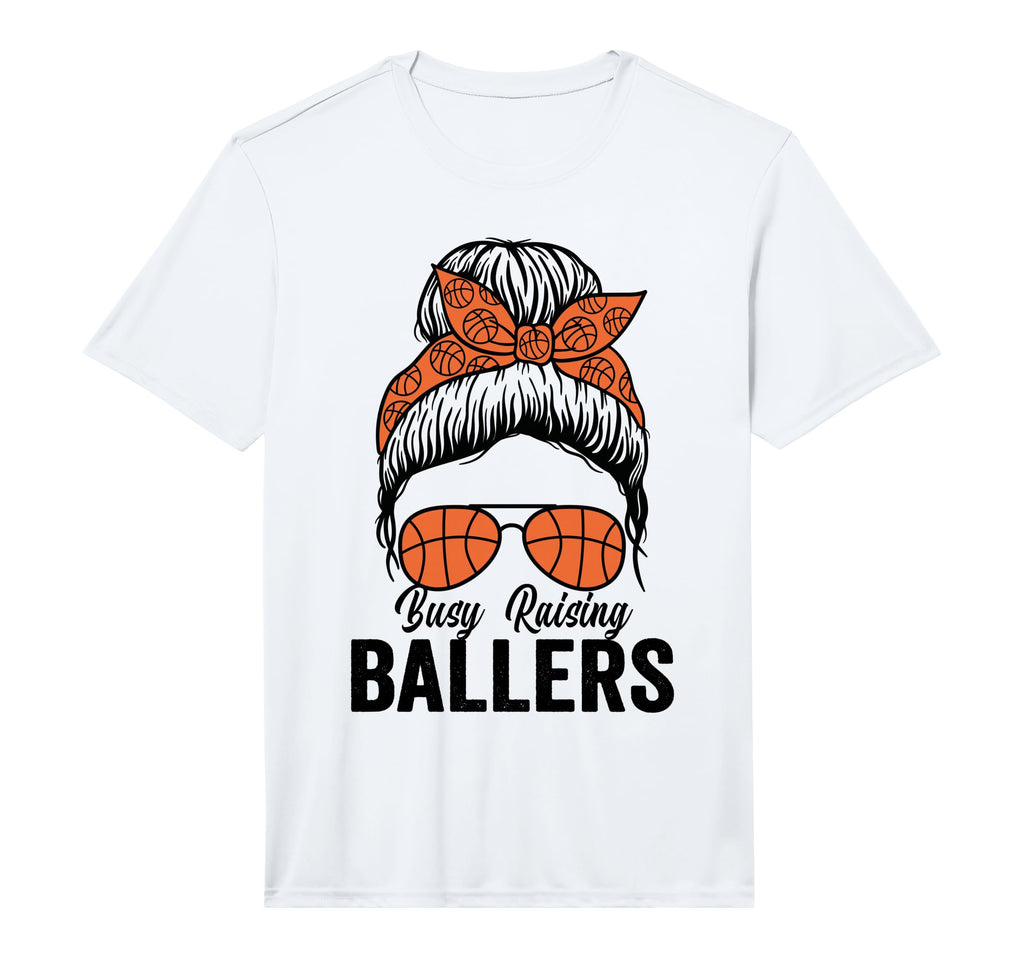 Mens Busy Raising Ballers T-Shirt - Casual Everyday Wear Men Women - T-Shirt, Sweatshirt, Hoodie