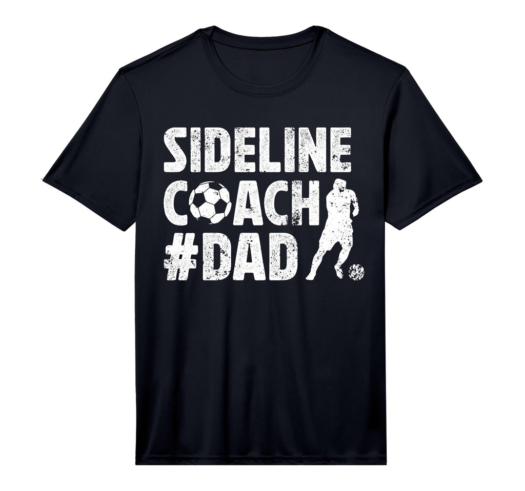 Mens Sideline Coach Soccer Dad Soccer T-Shirt - Trendy Graphic Unisex - T-Shirt, Sweatshirt, Hoodie