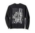 Us Flag Mechanic Dad Rrepair Sweatshirt - Casual Everyday Wear Men Women - T-Shirt, Sweatshirt, Hoodie