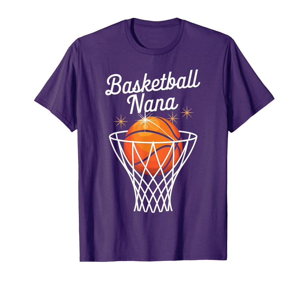 Basketball Grandma Nana Basketball T-Shirt - Minimalist Print Men Women - T-Shirt, Sweatshirt, Hoodie