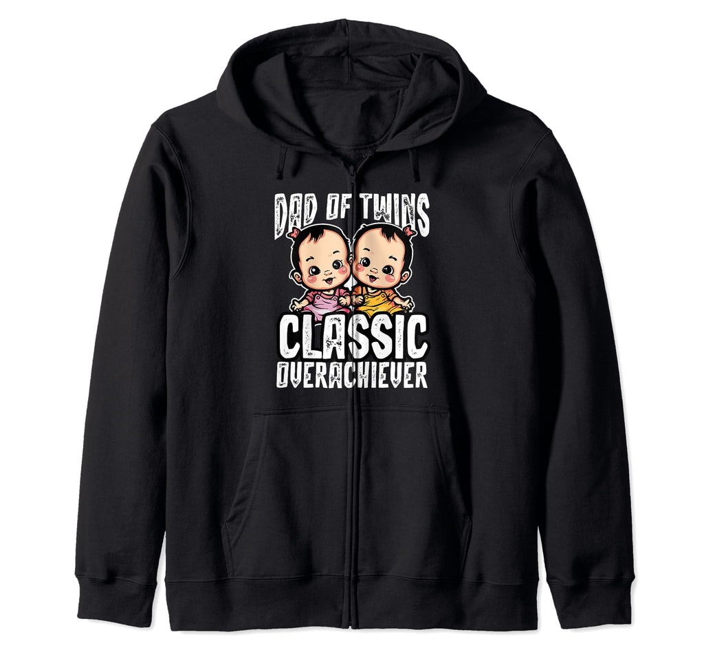 Fathers Day Twins Twin Father Twin Dad To Hoodie - Custom Art Print Unisex - T-Shirt, Sweatshirt, Hoodie