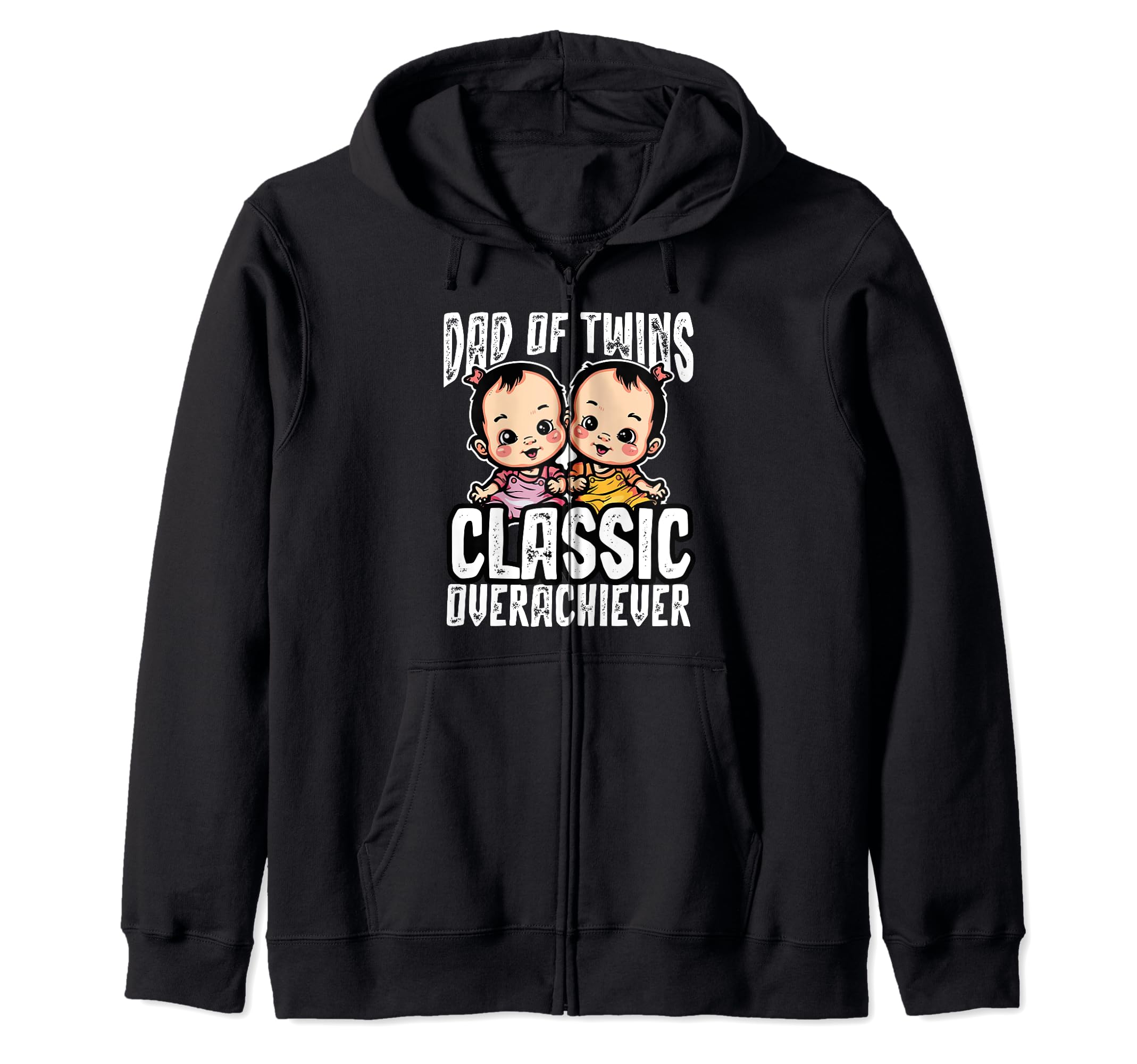 Fathers Day Twins Twin Father Twin Dad To Hoodie - Custom Art Print Unisex - T-Shirt, Sweatshirt, Hoodie