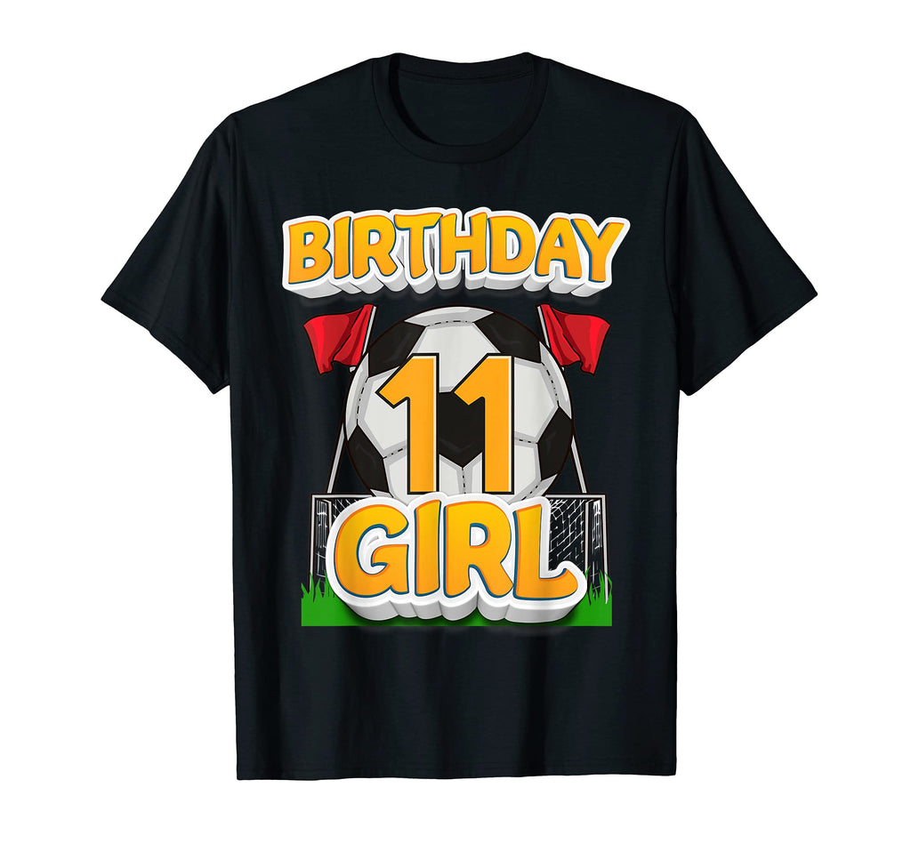 11Th Birthday Soccer Birthday 11 Year T-Shirt - Custom Art Print Unisex - T-Shirt, Sweatshirt, Hoodie