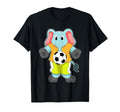 Elephant Soccer Player Soccer Sports T-Shirt - Graphic Print Unisex - T-Shirt, Sweatshirt, Hoodie