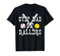 Step Dad Ballers Funny Baseball Softball T-Shirt - Unique Graphic Men Women - T-Shirt, Sweatshirt, Hoodie