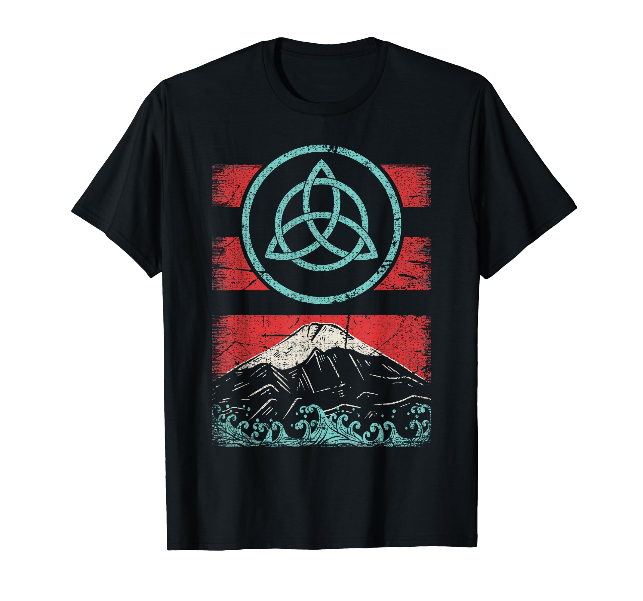 Trinity Celtic Knot 80S Triquetra Gift T-Shirt - Minimalist Print Men Women - T-Shirt, Sweatshirt, Hoodie