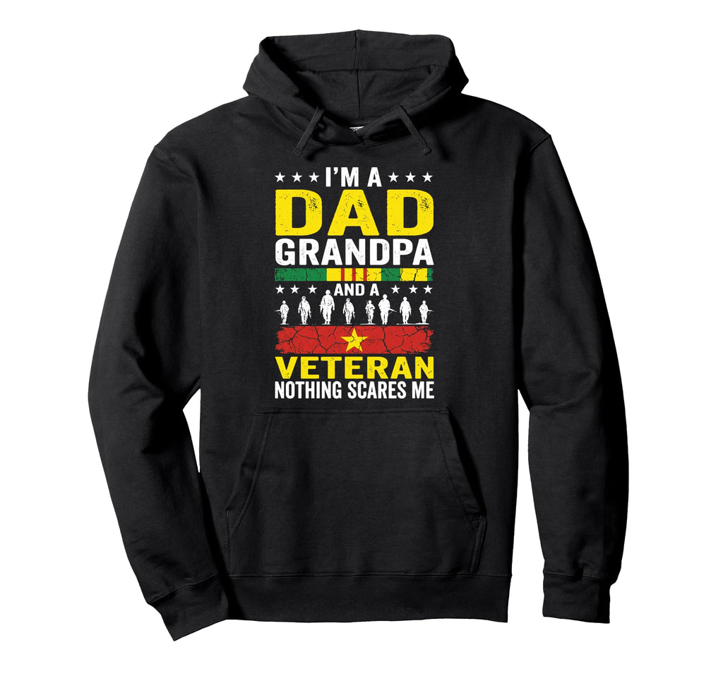 Im Dad Grandpa And Vietnam Veteran Hoodie - Unique Graphic for Adults - T-Shirt, Sweatshirt, Hoodie