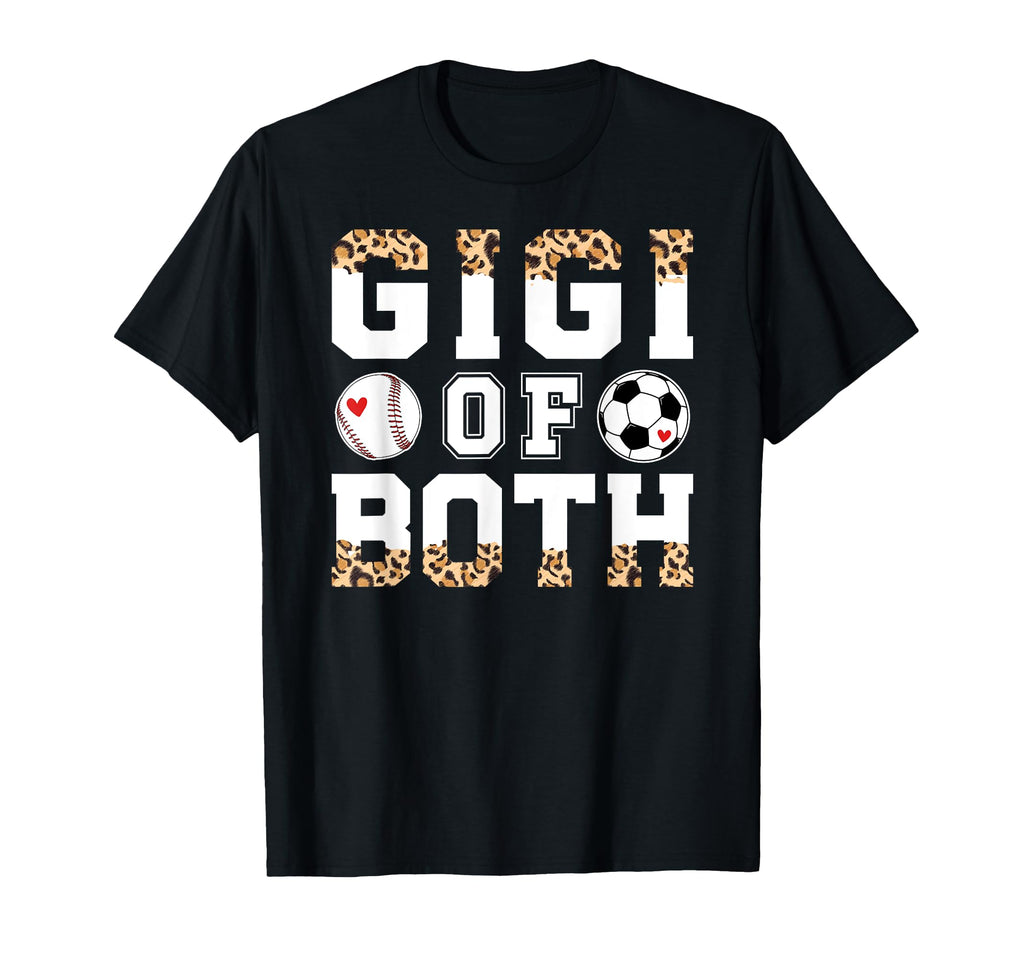 Gigi Both Leopard Baseball Soccer Gigi T-Shirt - Fun Novelty Design Unisex - T-Shirt, Sweatshirt, Hoodie