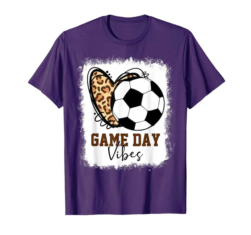 Bleached Soccer Game Day Vibes Soccer T-Shirt - Custom Art Print Unisex - T-Shirt, Sweatshirt, Hoodie