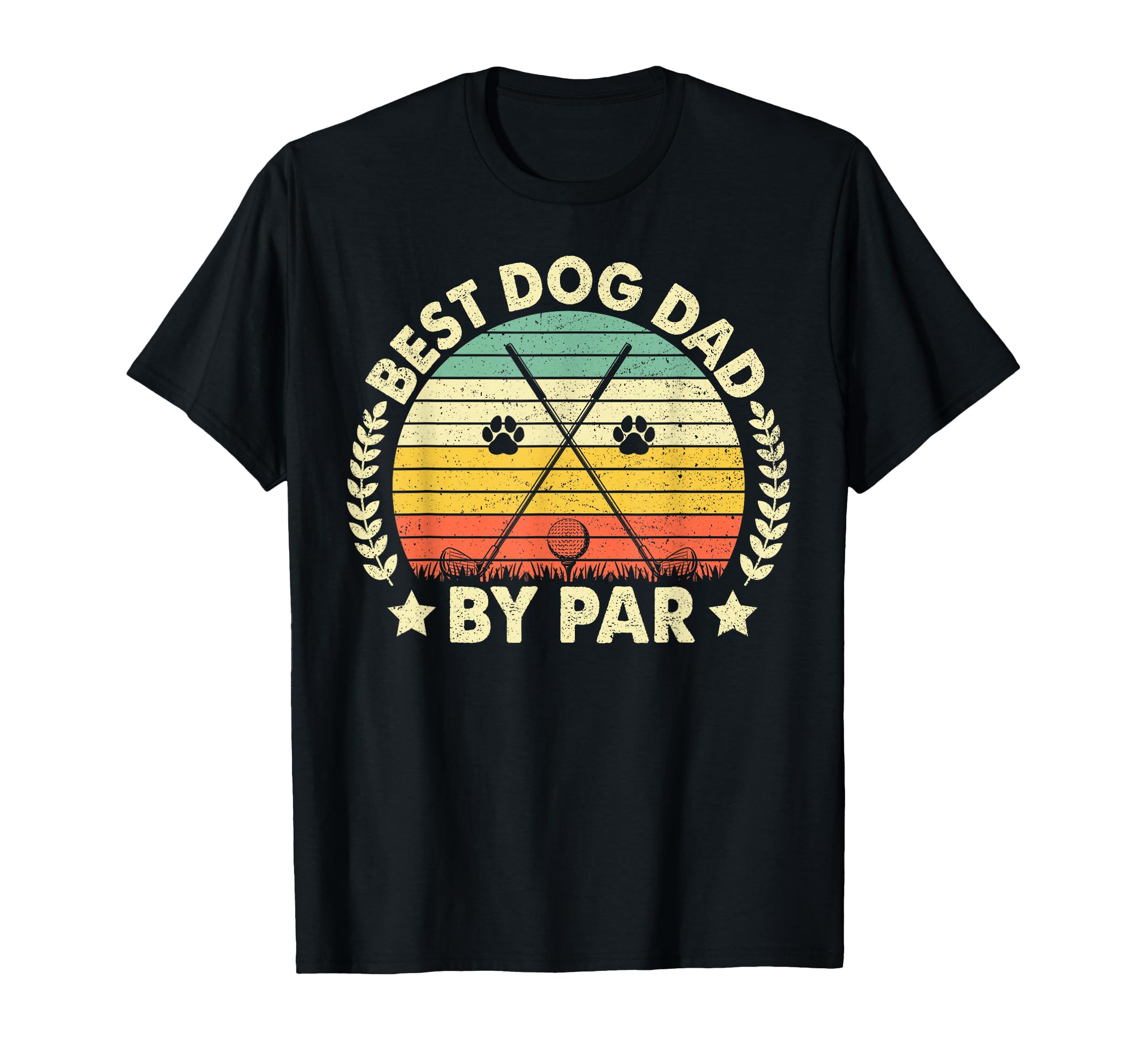 Best Dog Dad Par Golf Player Puppy T-Shirt - Graphic Print for Adults - T-Shirt, Sweatshirt, Hoodie