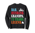 Dad Husband Grandpa 73Rd Birthday Sweatshirt - Aesthetic Graphic Men Women - T-Shirt, Sweatshirt, Hoodie