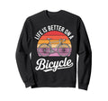 Funny Cycling Art Road Bike Rider Sweatshirt - Unique Graphic for Adults - T-Shirt, Sweatshirt, Hoodie