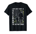 Hes Not Just Veteran He Is My Dad T-Shirt - Minimalist Print Unisex - T-Shirt, Sweatshirt, Hoodie