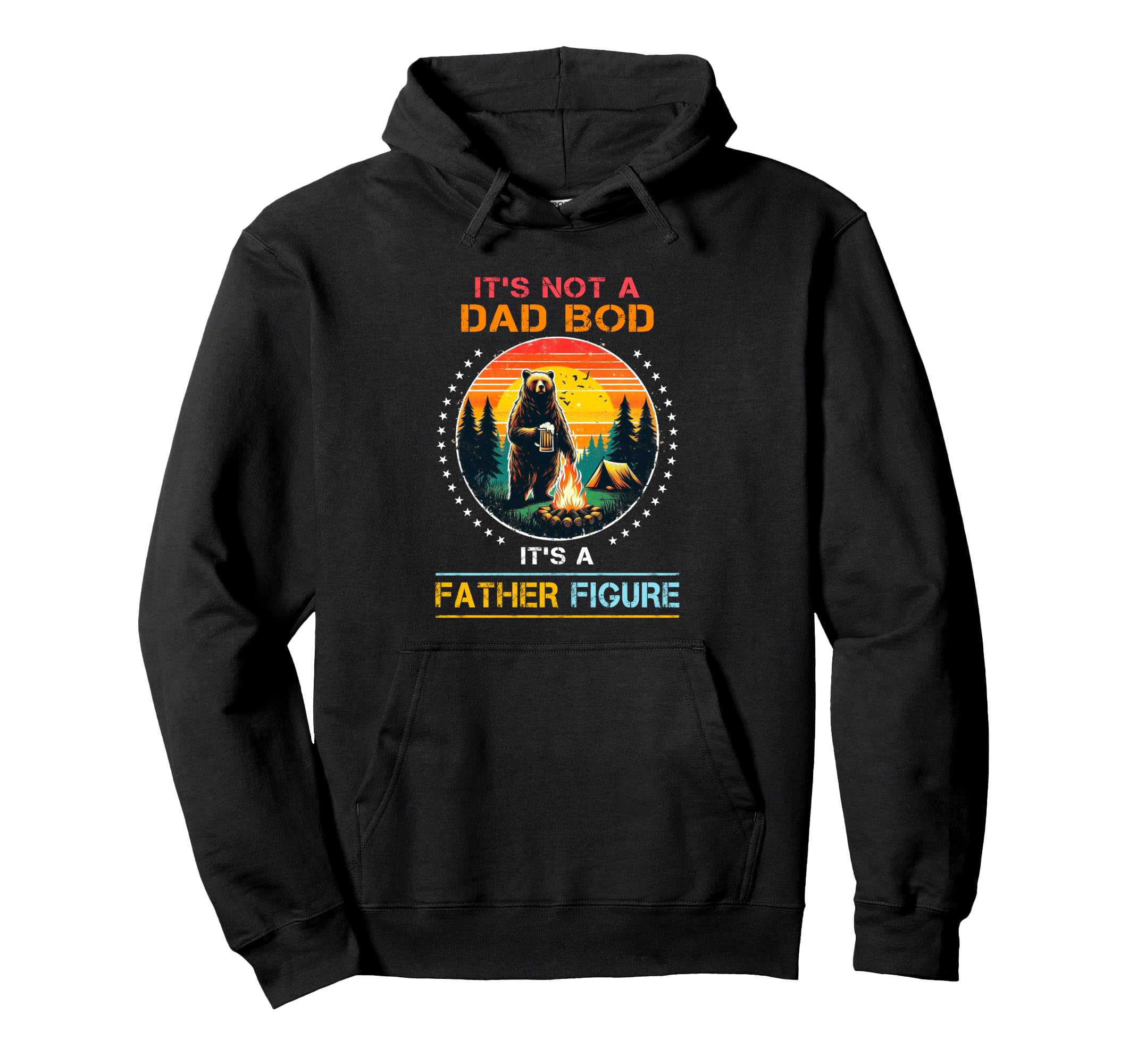 Its Not Dad Bod Its Father Figure Cringe Hoodie - Minimalist Print Unisex - T-Shirt, Sweatshirt, Hoodie