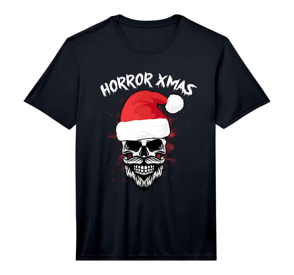 Horror X Mas Pajama Skeleton Skull Santa T-Shirt - Graphic Print Men Women - T-Shirt, Sweatshirt, Hoodie