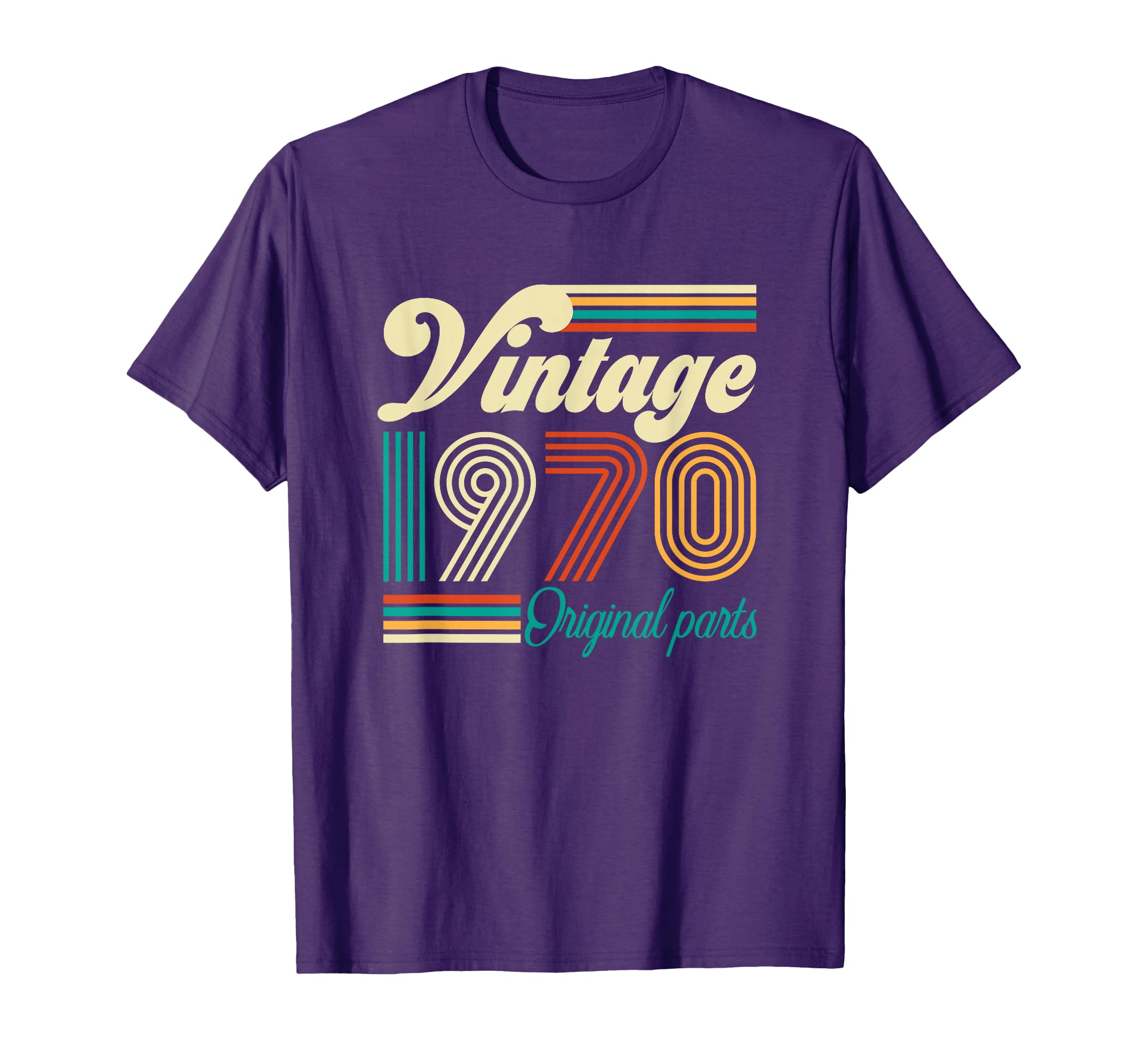 1970 Original Parts 50Th Birthday Gift T-Shirt - Trendy Graphic for Adults - T-Shirt, Sweatshirt, Hoodie