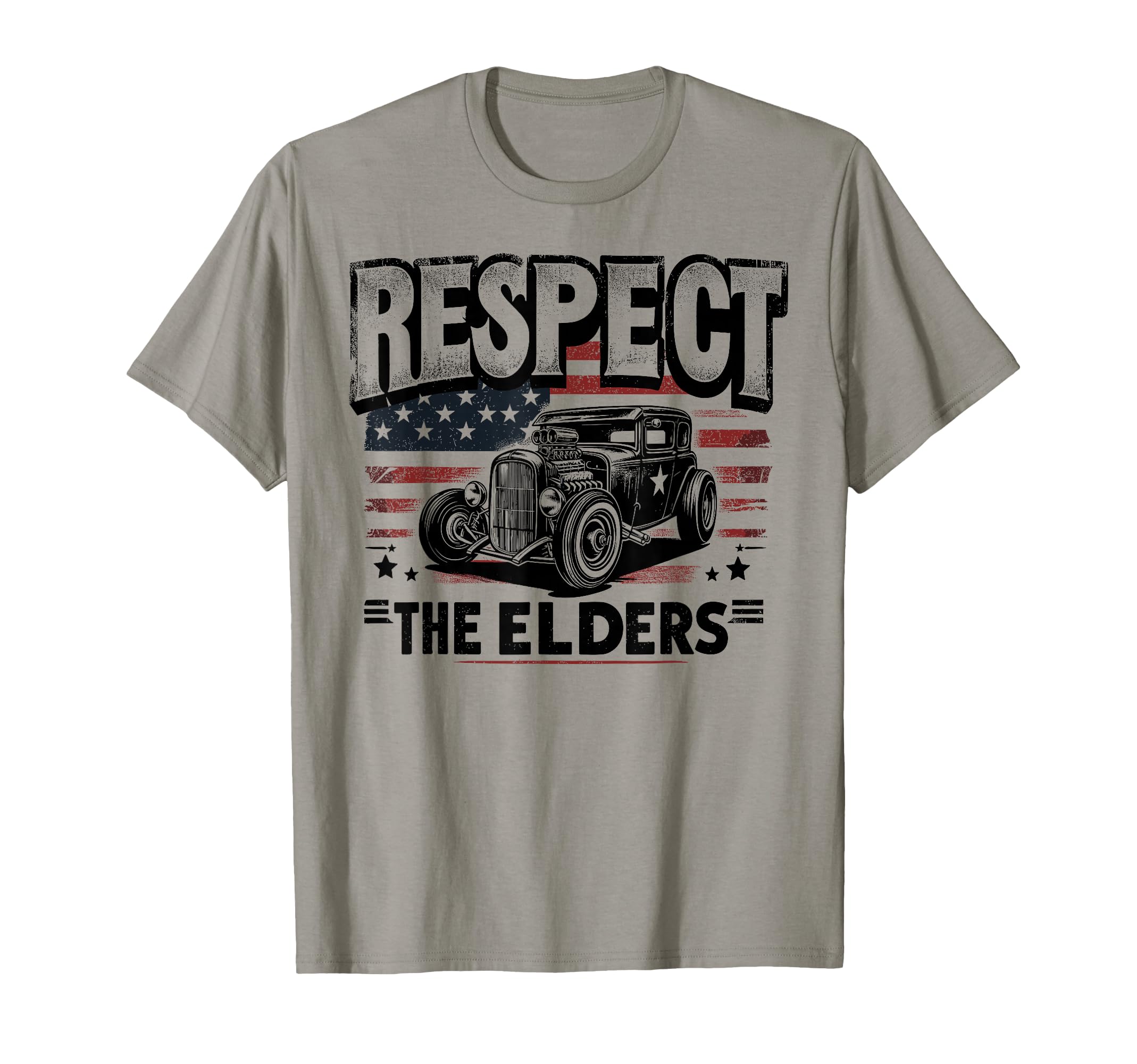 Hot Rod Grandpa Respect Elders T-Shirt - Casual Everyday Wear Men Women - T-Shirt, Sweatshirt, Hoodie