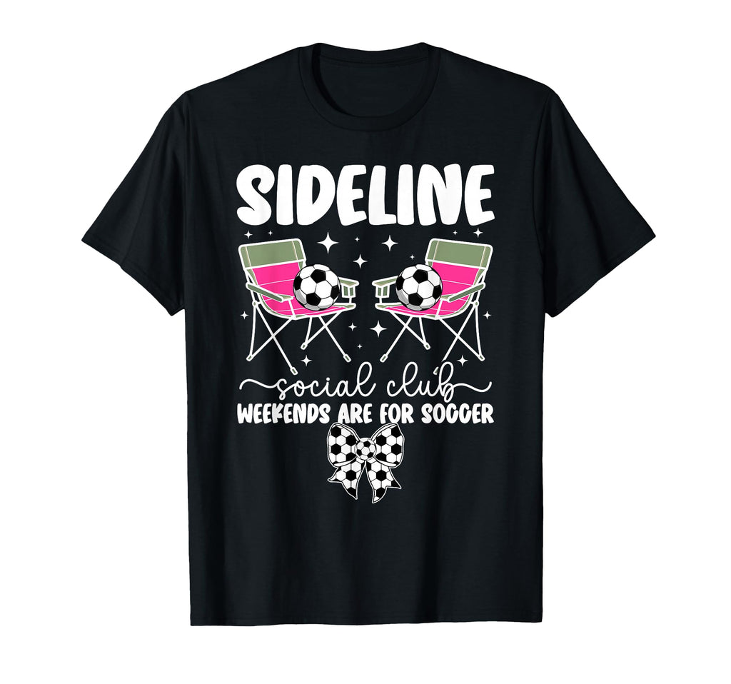Weekends Are Soccer Mom Soccer T-Shirt - Minimalist Print for Adults - T-Shirt, Sweatshirt, Hoodie