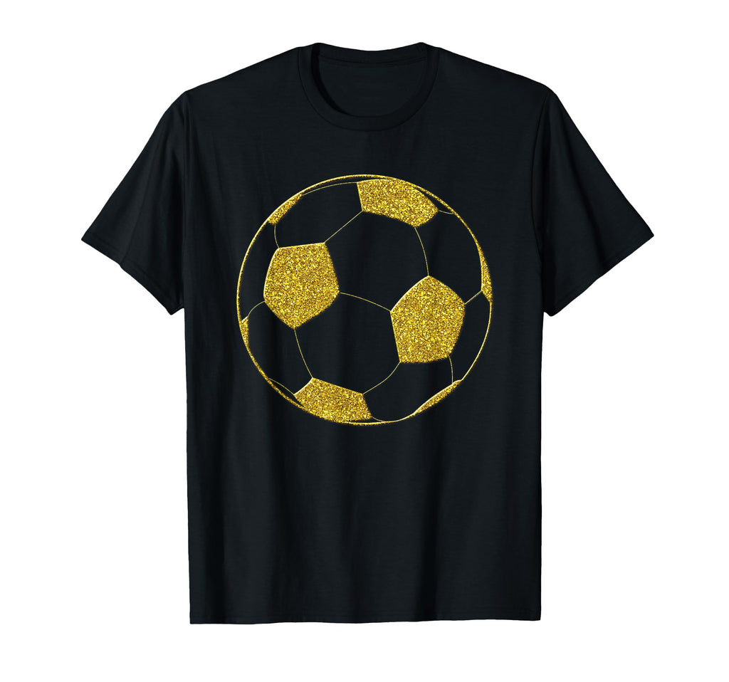 Football Soccer Ball Golden Sports Symbol T-Shirt - Streetwear Style Unisex - T-Shirt, Sweatshirt, Hoodie