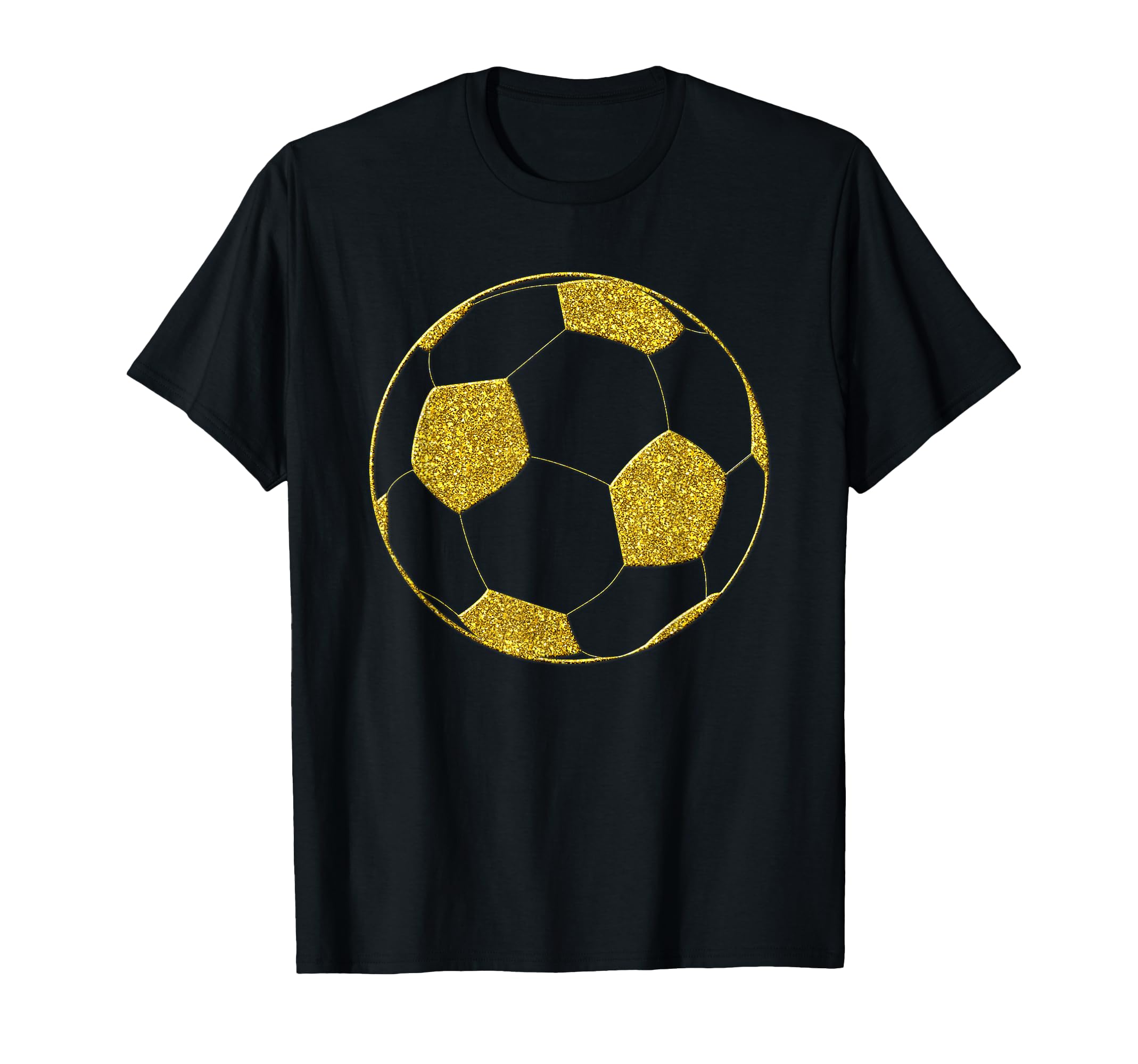 Football Soccer Ball Golden Sports Symbol T-Shirt - Streetwear Style Unisex - T-Shirt, Sweatshirt, Hoodie