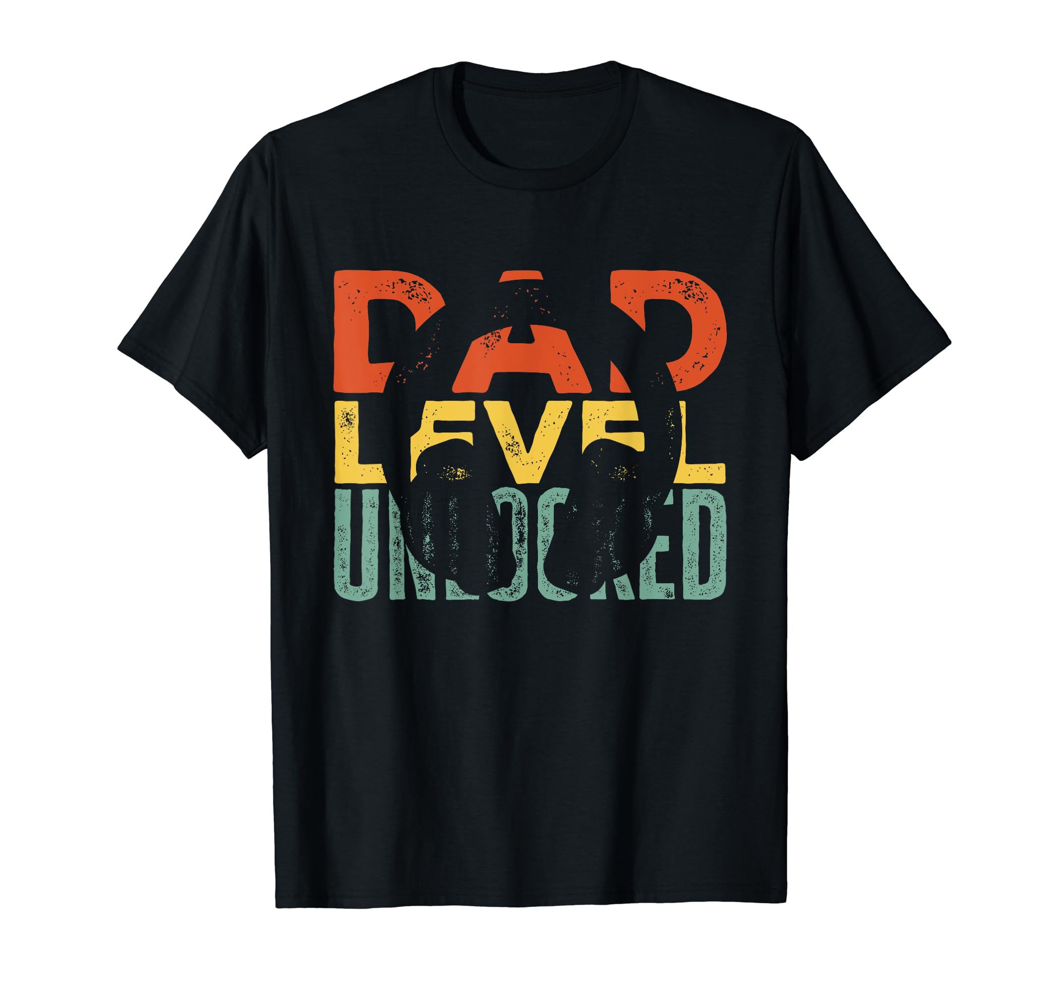 Fathers Day Gamer Dad Funny Dad Level T-Shirt - Minimalist Print Men Women - T-Shirt, Sweatshirt, Hoodie
