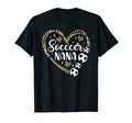 Leopard Soccer Nana Grandma Heart Nana T-Shirt - Novelty Apparel Men Women - T-Shirt, Sweatshirt, Hoodie