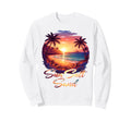 Sun Salt Sand Tropical Beach Sweatshirt - Aesthetic Graphic for Adults - T-Shirt, Sweatshirt, Hoodie